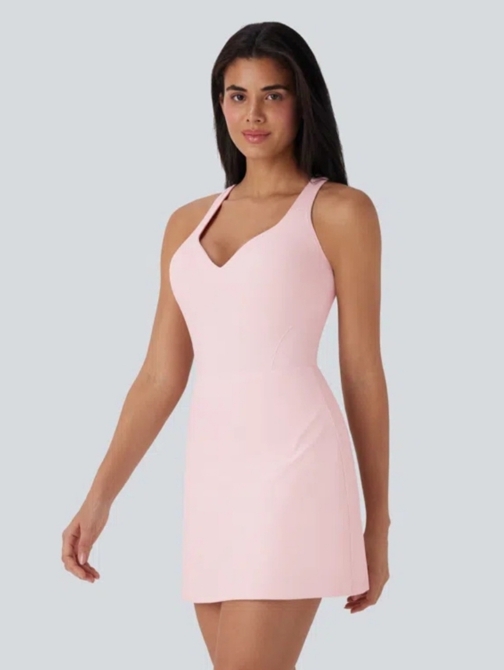 Halara Easy Peezy Built In Bra Athletic Dress